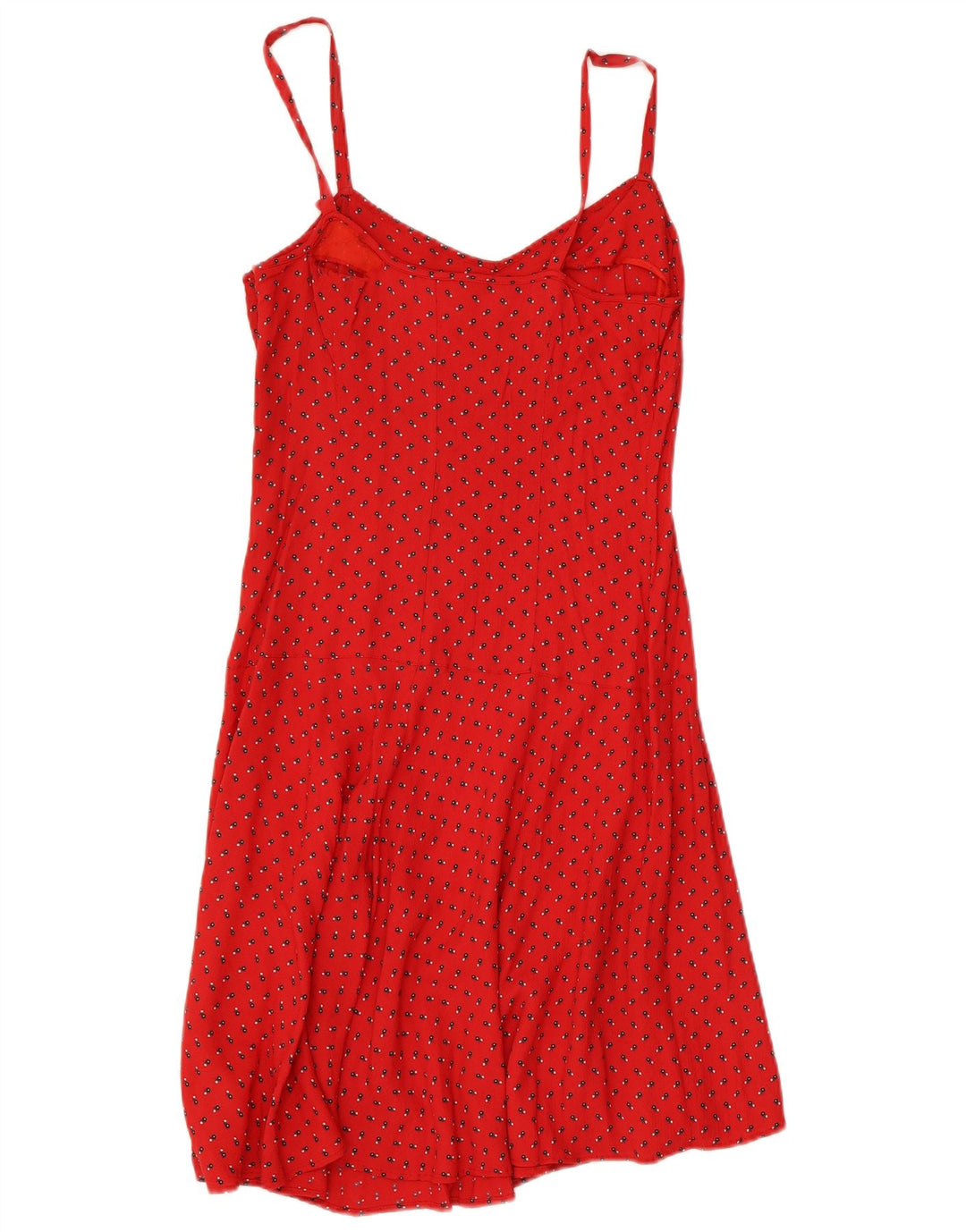 Marella Dame Slip Dress UK 12 Medium Red Floral Viscose