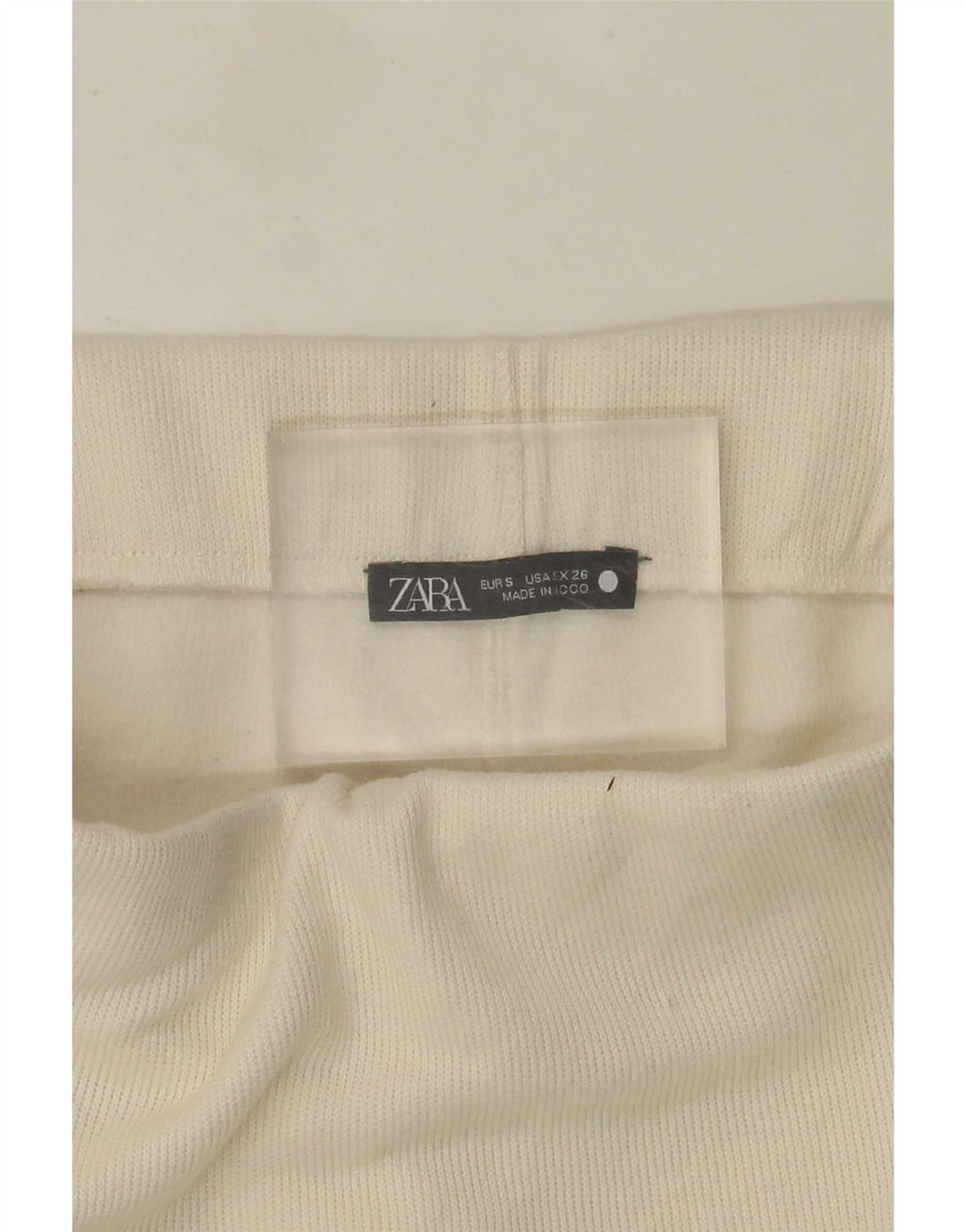 Zara Midi Nederdel Small W26 Off White