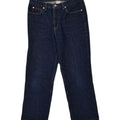 GUESS Womens Straight Jeans W32 L26 Navy Blue Cotton | Vintage Guess | Thrift | Second-Hand Guess | Used Clothing | Messina Hembry 