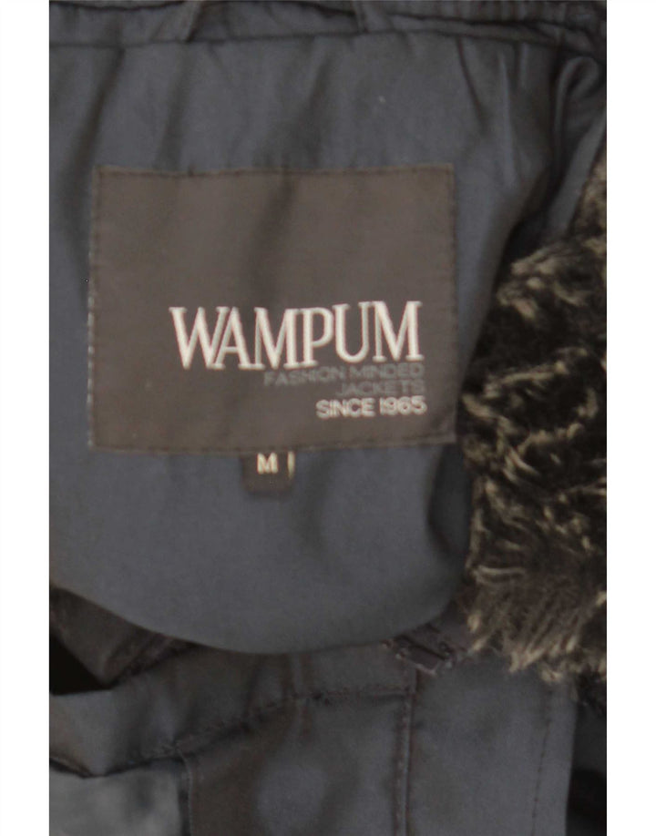 Wampum Herre Utility Jacket UK 38 Medium Navy Blue Polyester