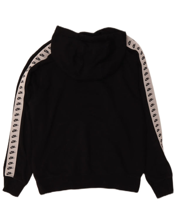 Nike grafisk hættetrøje til mænd, lille sort Colourblock Bomuld