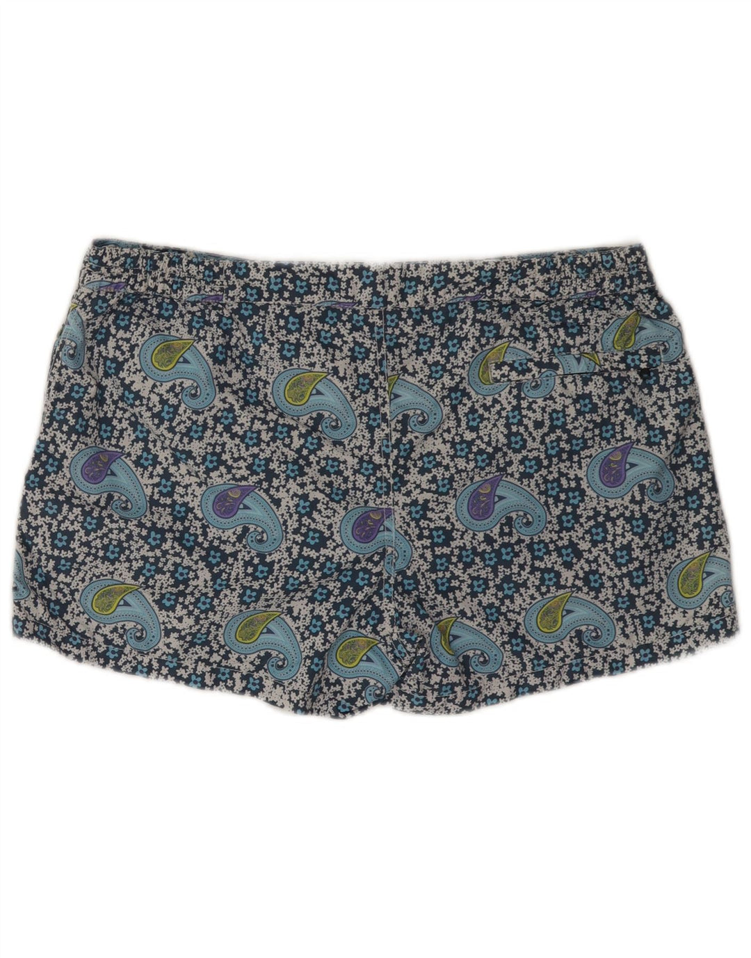 MC2 SAINT BARTH Badeshorts til mænd store blå Paisley polyamid