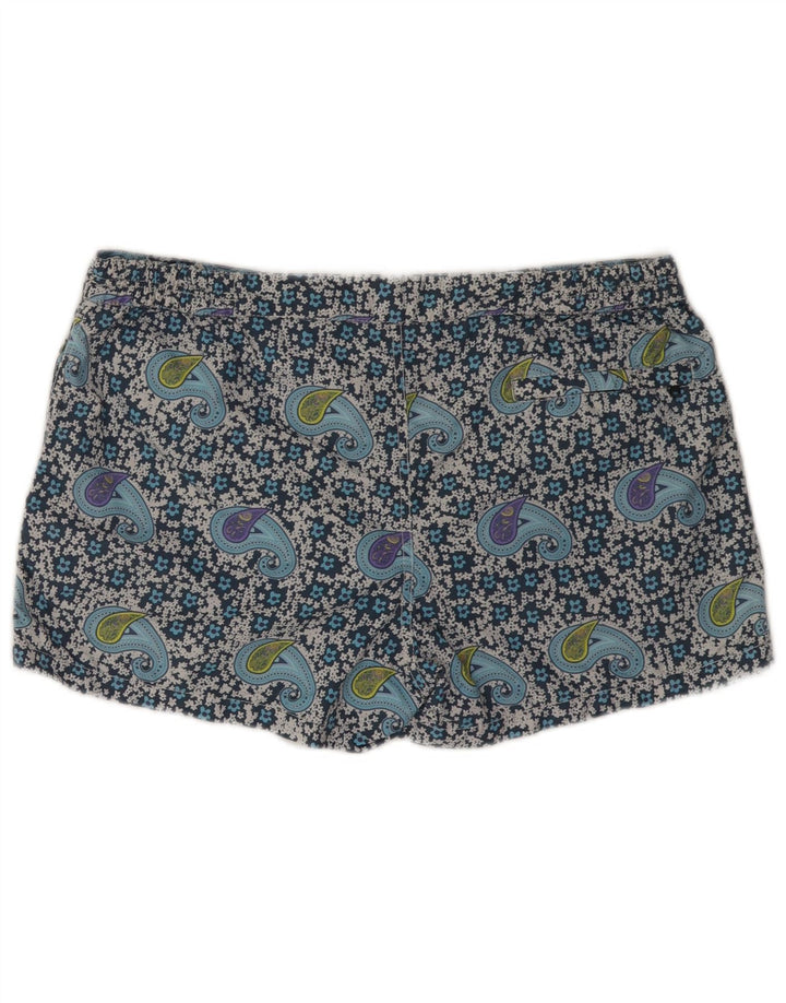MC2 SAINT BARTH Badeshorts til mænd store blå Paisley polyamid