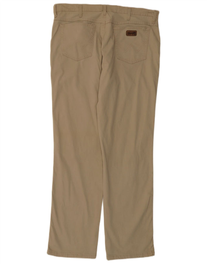 WRANGLER Straight Casual Bukser til mænd W38 L33 Beige