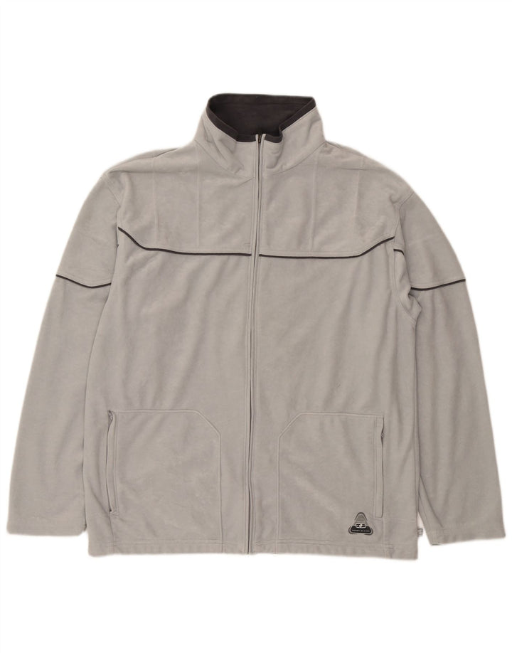 Lotto Herre træningsdragt Topjakke UK 42/44 XL Grå Polyester