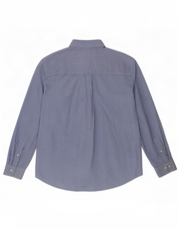 Chaps Herre Easy Care skjorte 2XL blå nålestribet bomuld
