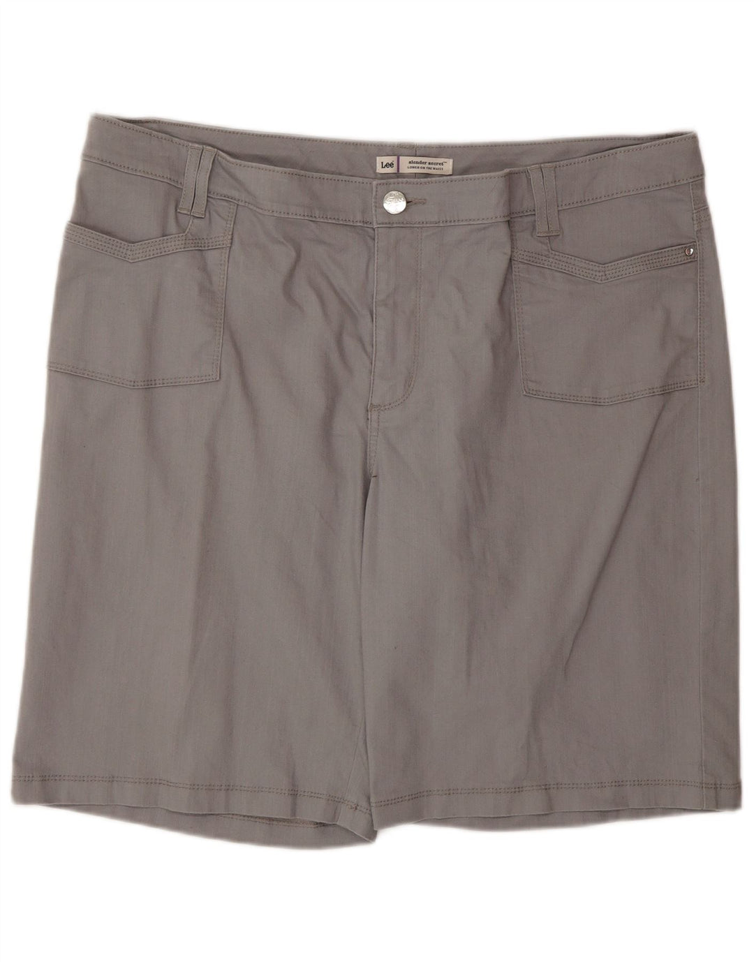 LEE Slender Secret Casual Shorts til kvinder W40 2XL Grå