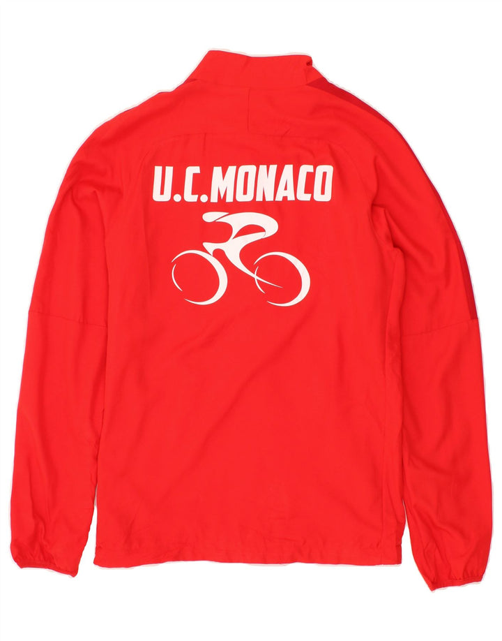 NIKE Mens Dri Fit Graphic Tracksuit Top Jacket Small Red Polyester Vintage Nike and Second-Hand Nike from Messina Hembry 