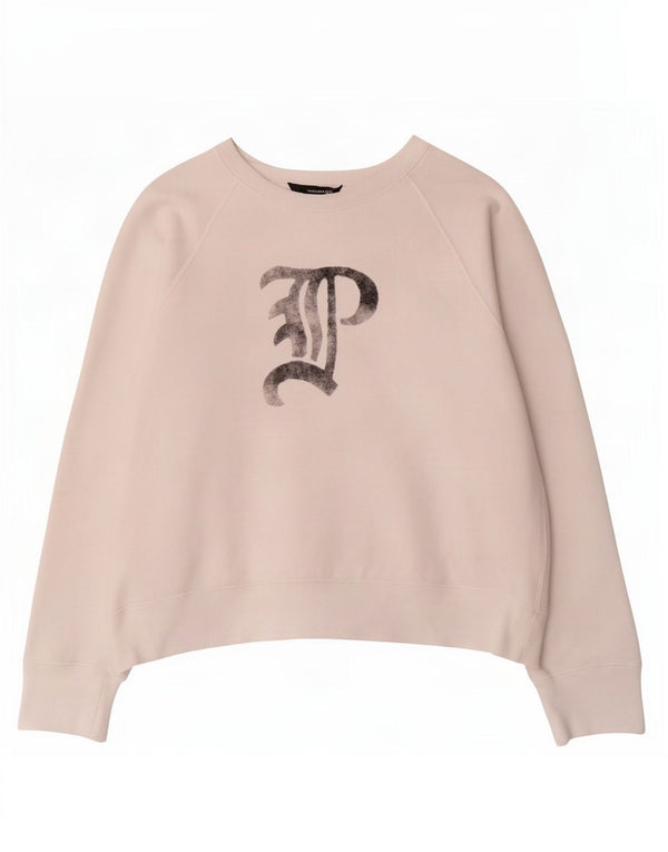 Polo Ralph Lauren Dame Grafisk Sweatshirt Jumper UK 14 Medium White