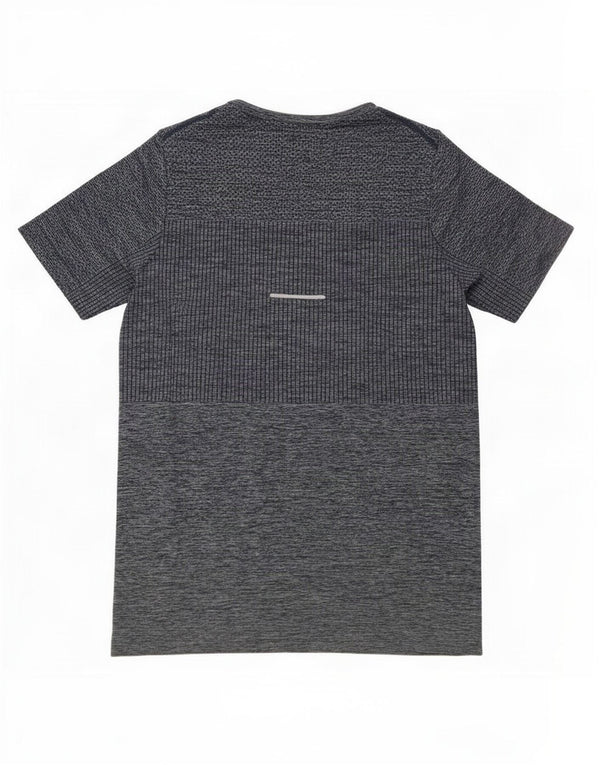Asics Herre T-Shirt Top Medium Navy Blue Flecked