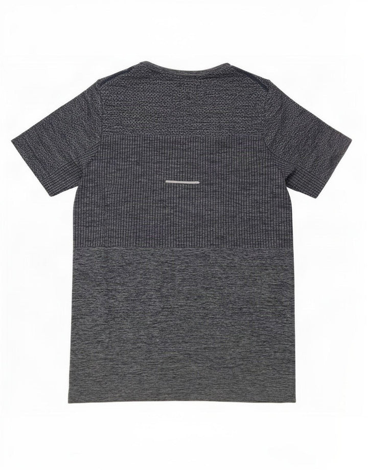 Asics Herre T-Shirt Top Medium Navy Blue Flecked