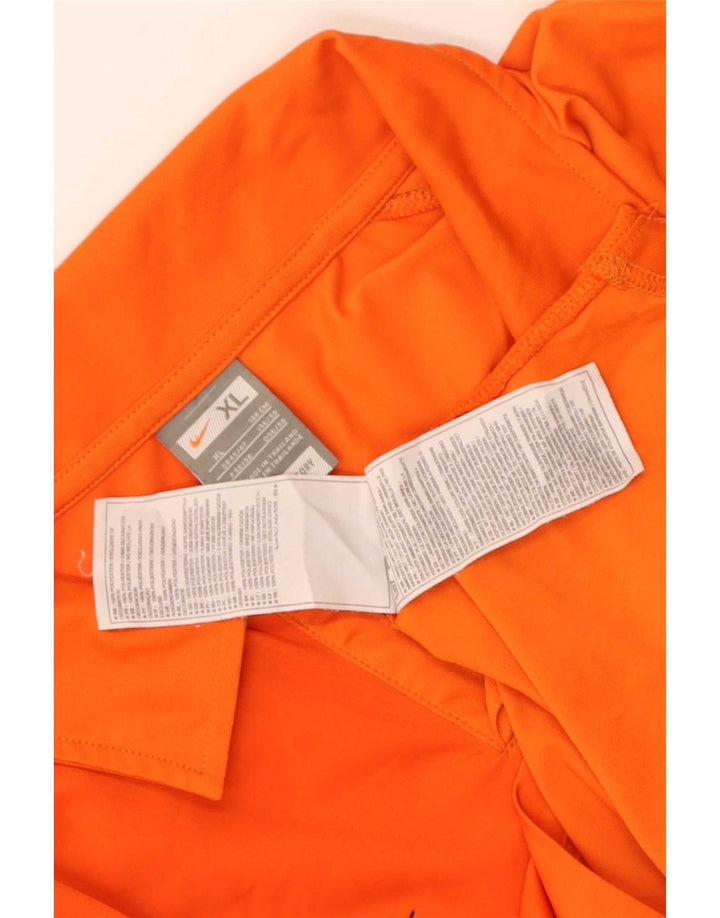 Nike Polo Shirt til mænd UK 45/47 XL Orange Polyester