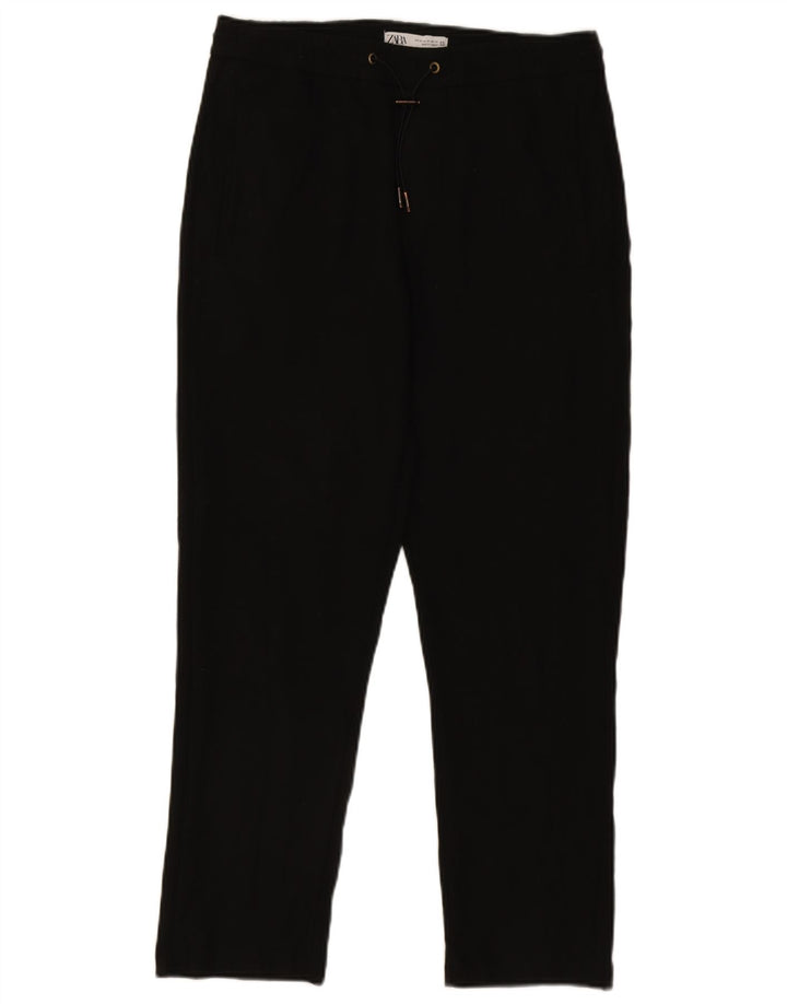 Zara Straight Chino Bukser Medium W32 L27 Sort