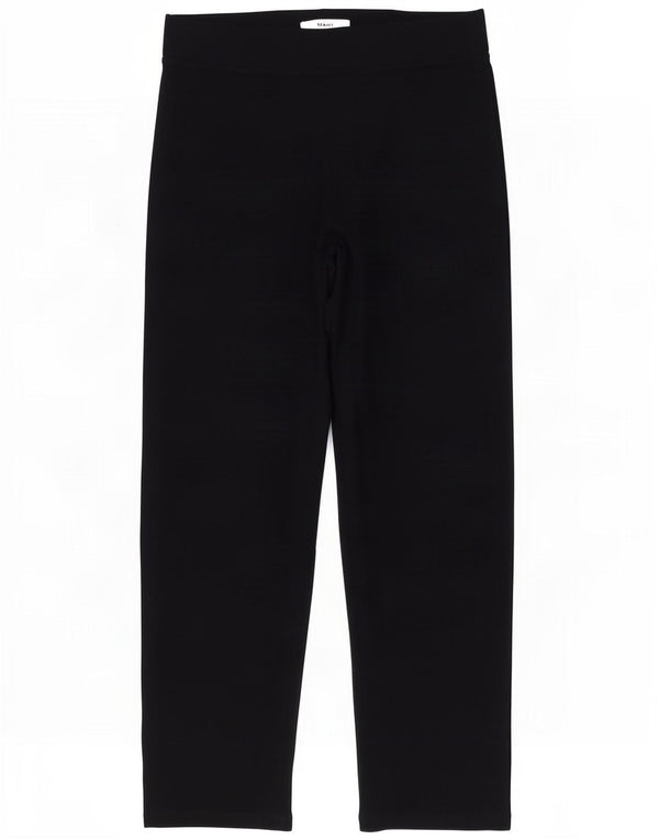 Marks & Spencer Womens Leggings UK 10 Small Navy Blue Cotton