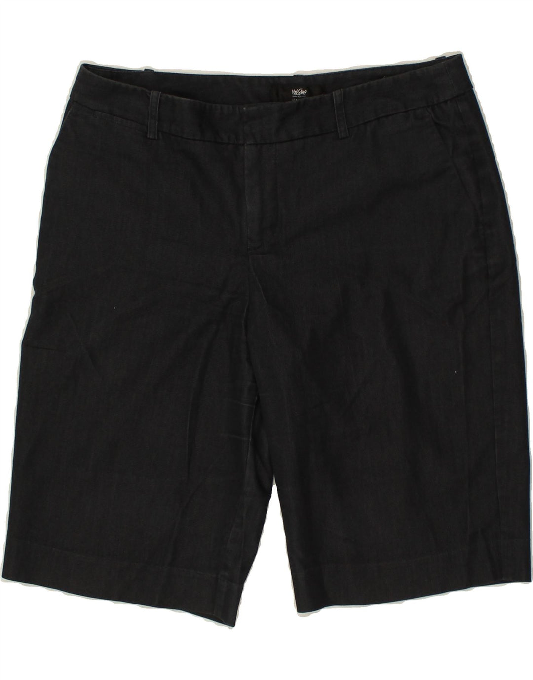 MOSSIMO Womens Stretch Chino Shorts US 8 Medium W32  Navy Blue Cotton | Vintage Mossimo | Thrift | Second-Hand Mossimo | Used Clothing | Messina Hembry 