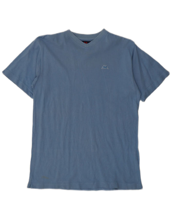 Kappa herre T-shirt top lille blå bomuld