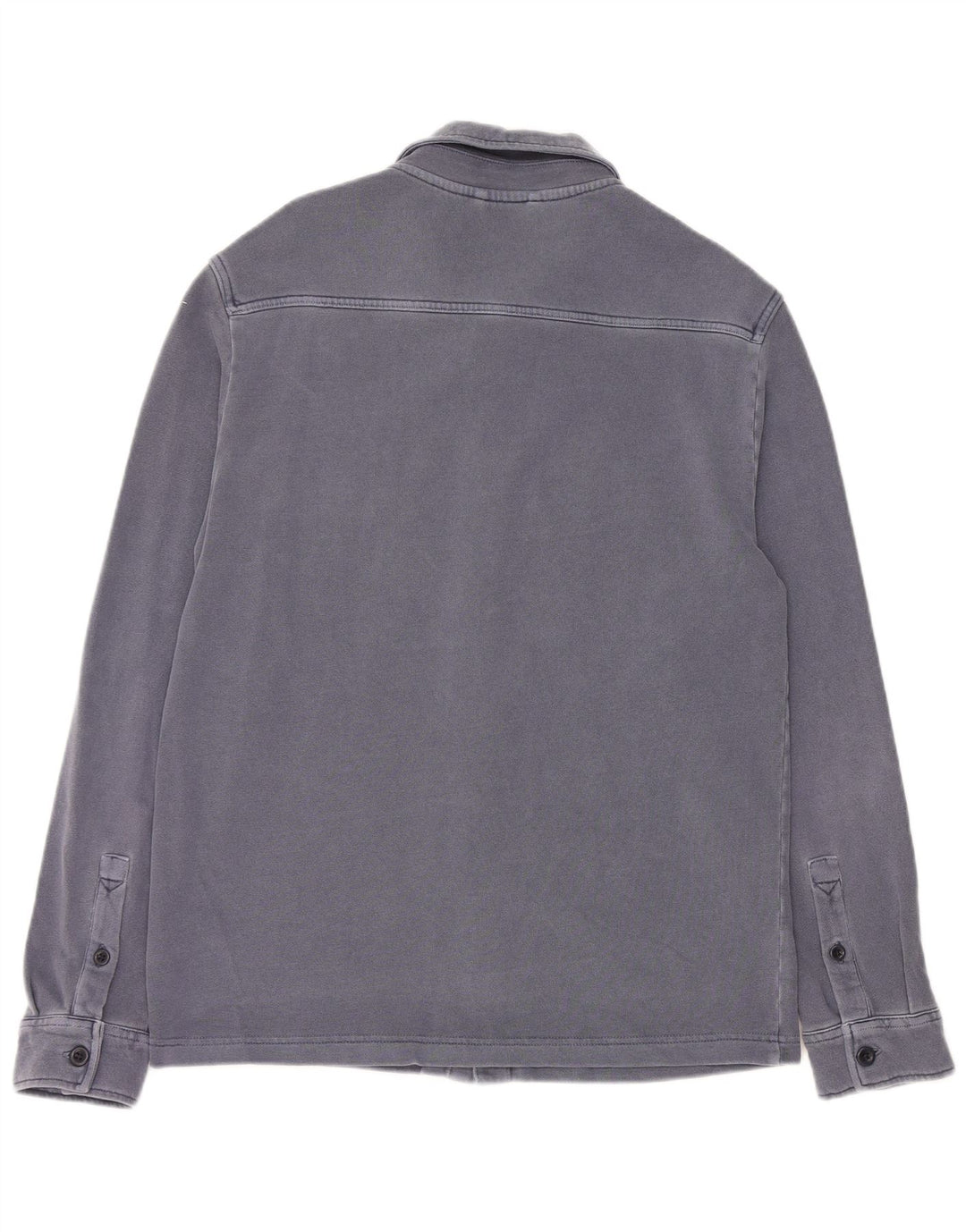 Marks & Spencer Dameskjorte UK 14 Medium Blue Cotton
