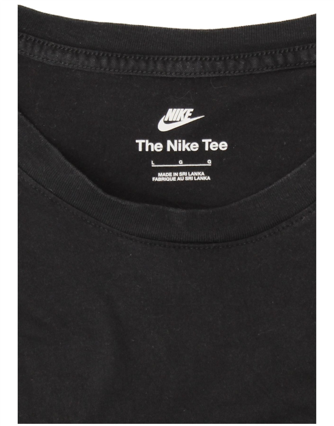 Nike T-shirt top til mænd, stor sort