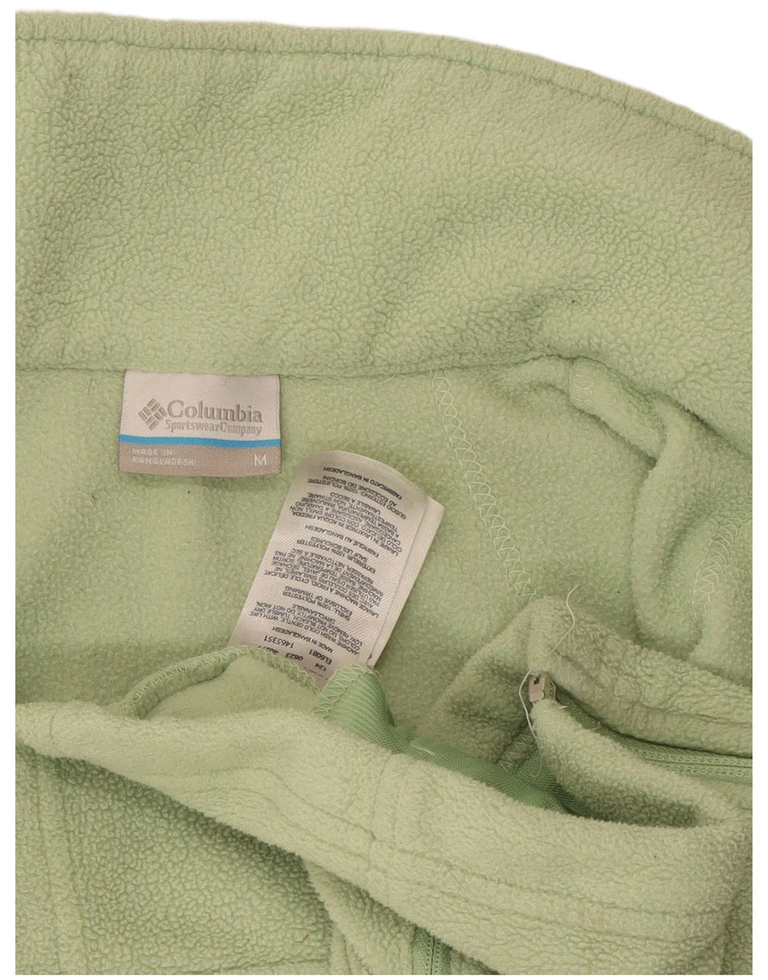 Columbia Dame Fleecejakke UK 14 Medium Grøn Polyester