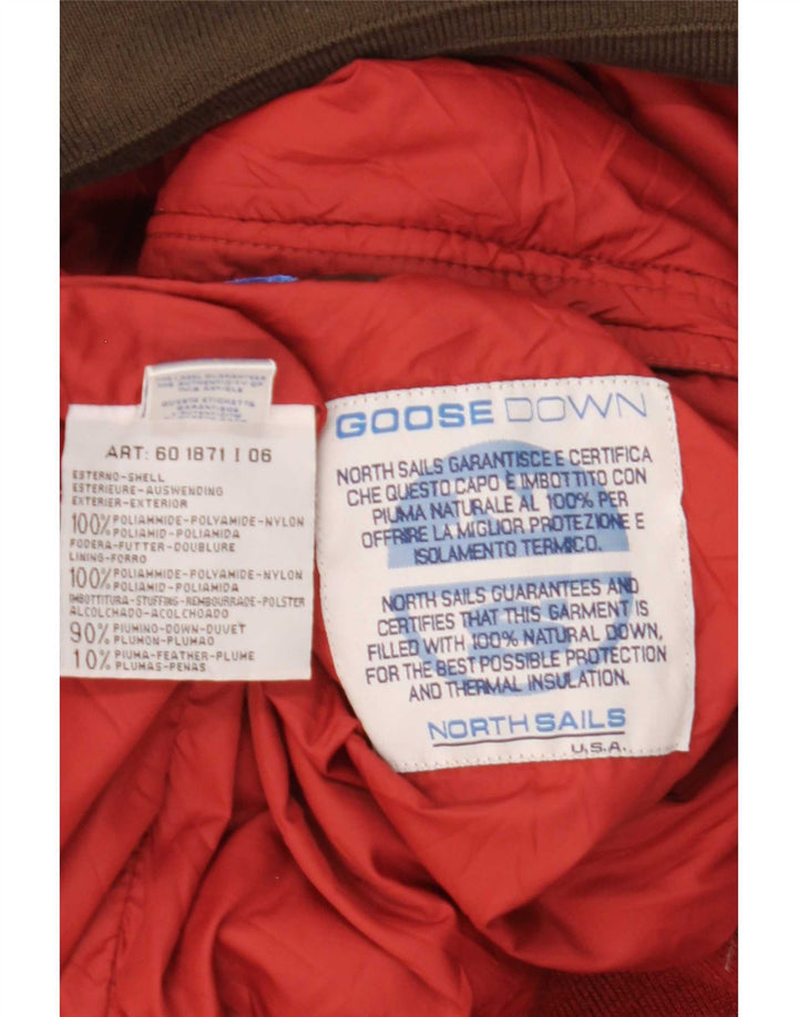 North Sails Herre Polstret Jakke UK 44 2XL Brun Polyamid