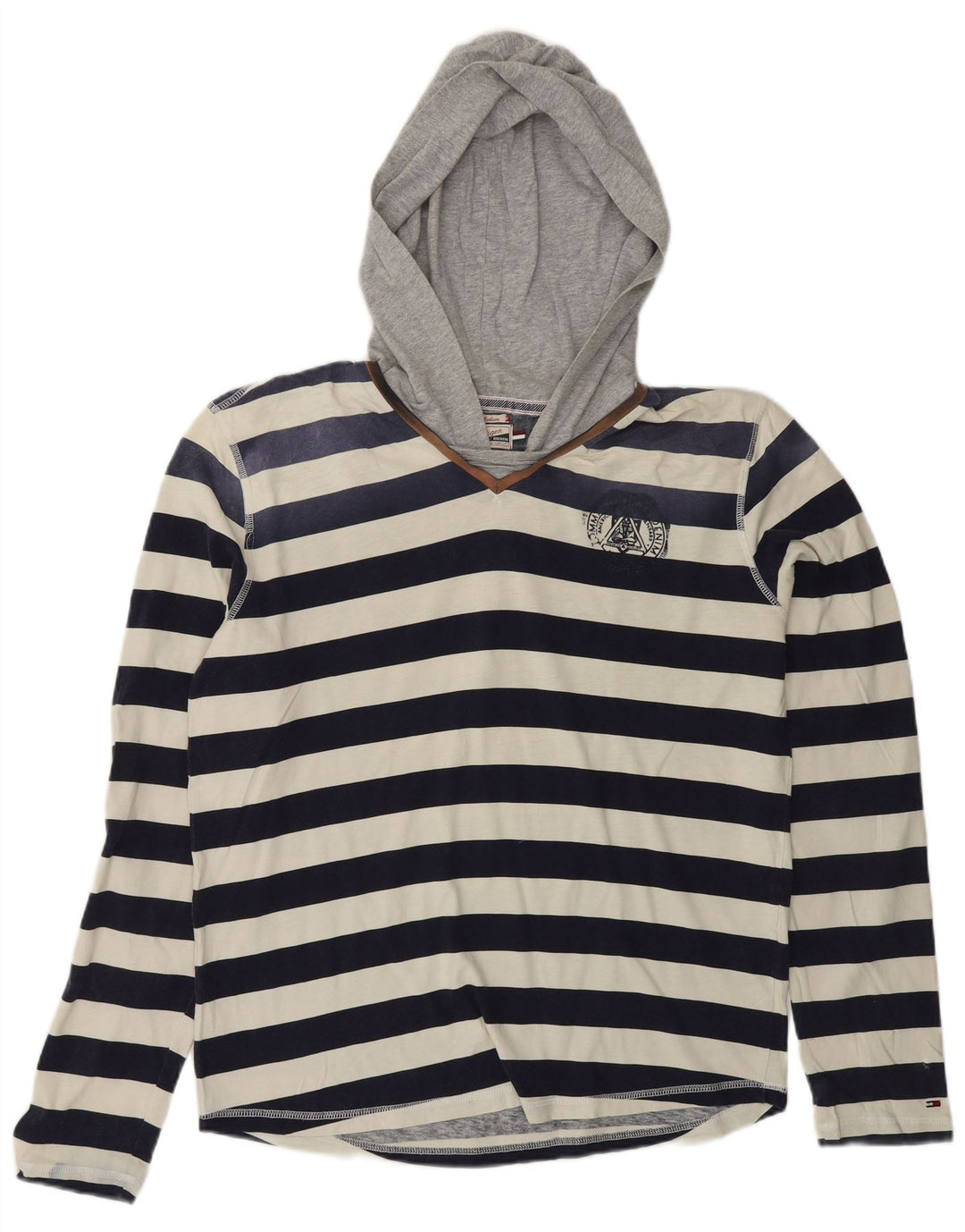 Tommy Hilfiger Herre Top Langærmet Medium Flerfarvet Stribet Nautical