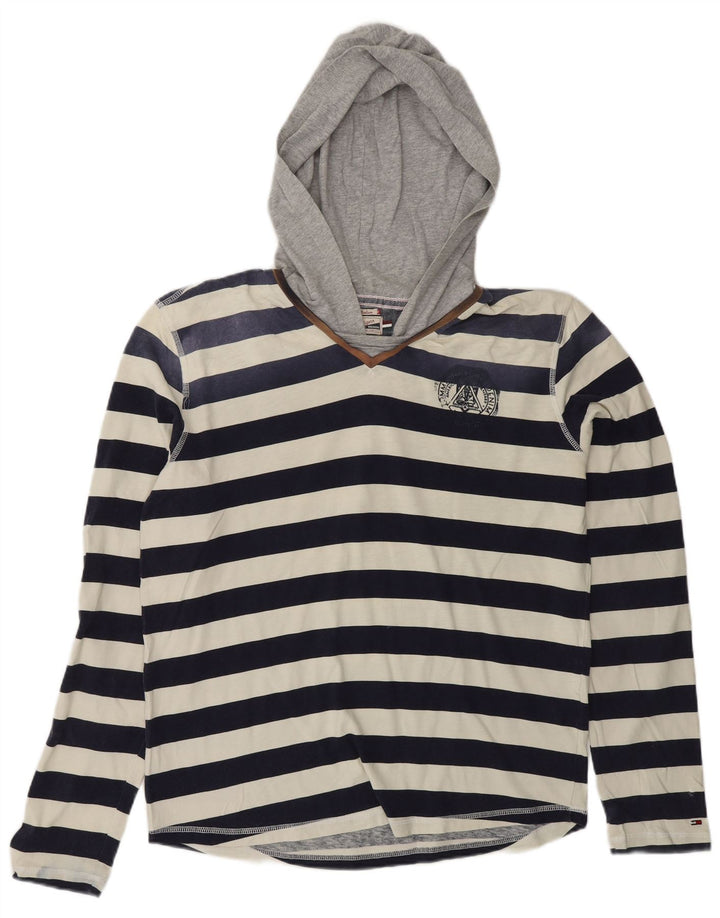 Tommy Hilfiger Herre Top Langærmet Medium Flerfarvet Stribet Nautical