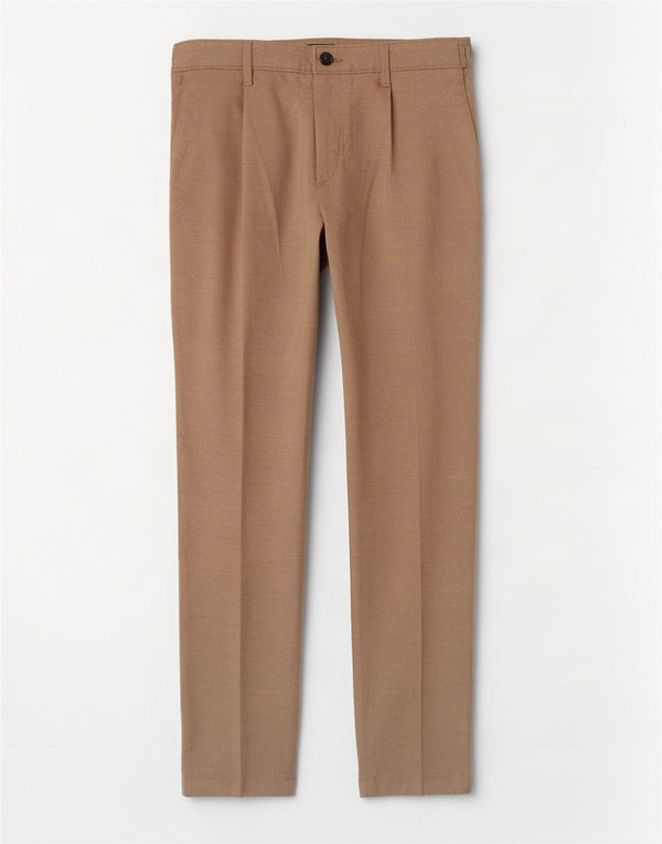 Silvestri -Teddei Herre Pegged Chino Bukser IT 48 Medium W34 L32 Beige