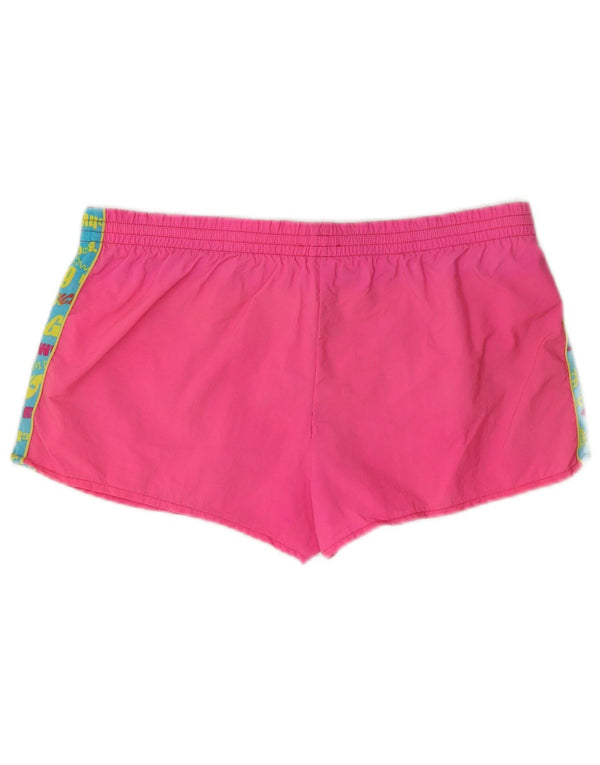 Dolce & Gabbana grafiske svømmeshorts til kvinder Størrelse 3 Medium W30 Pink