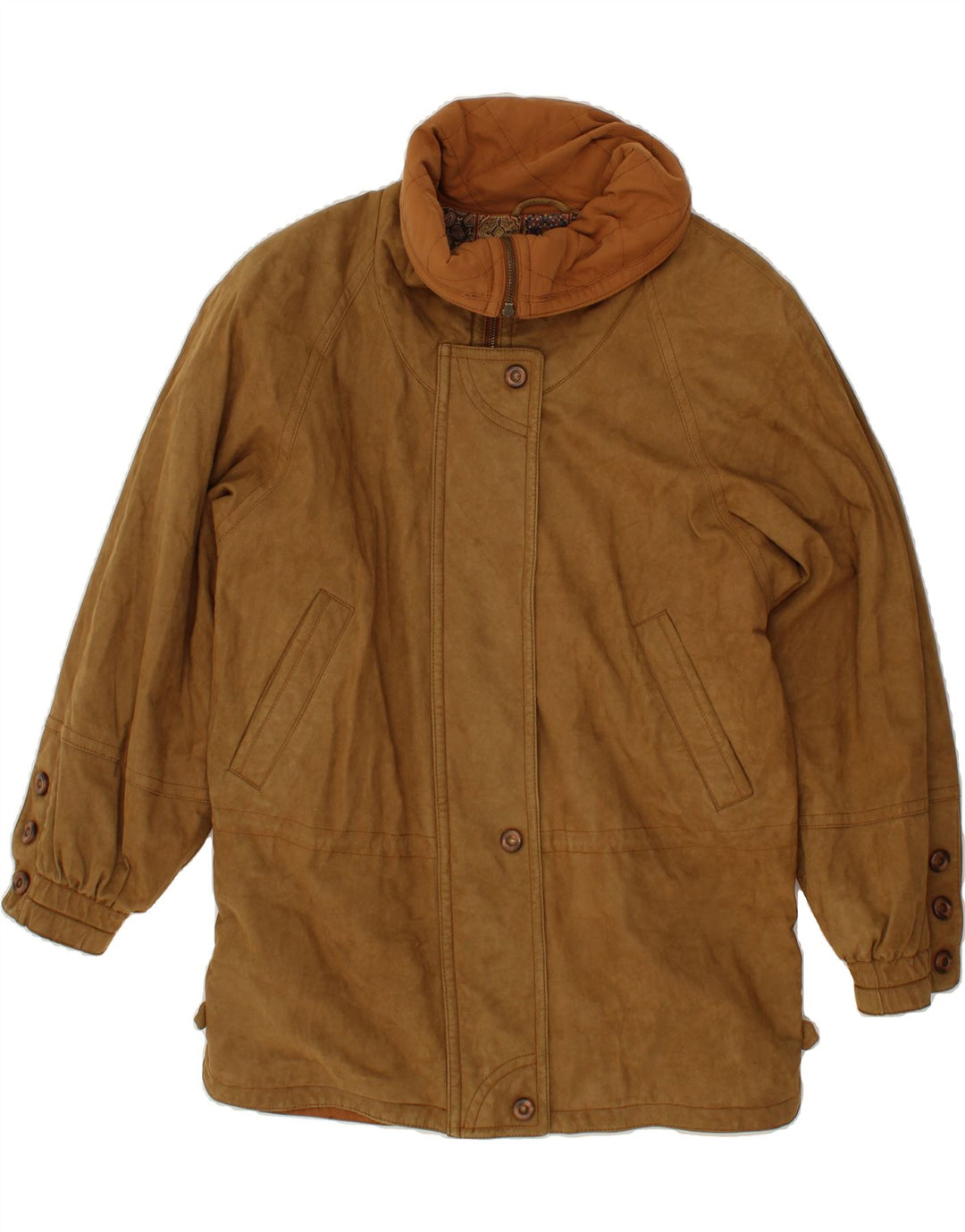 FUCHS & SCHMITT Womens Overcoat UK 18 XL Brown Vintage FUCHS & SCHMITT and Second-Hand FUCHS & SCHMITT from Messina Hembry 