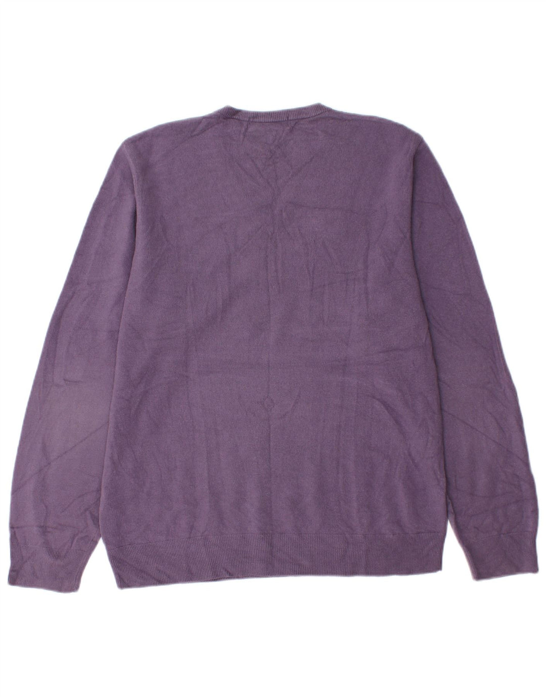 Marks & Spencer Herre Blue Harbor V-hals sweater Medium Lilla