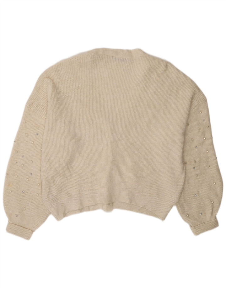 Marks & Spencer Dame oversized cardigan sweater UK 16 Large Off White