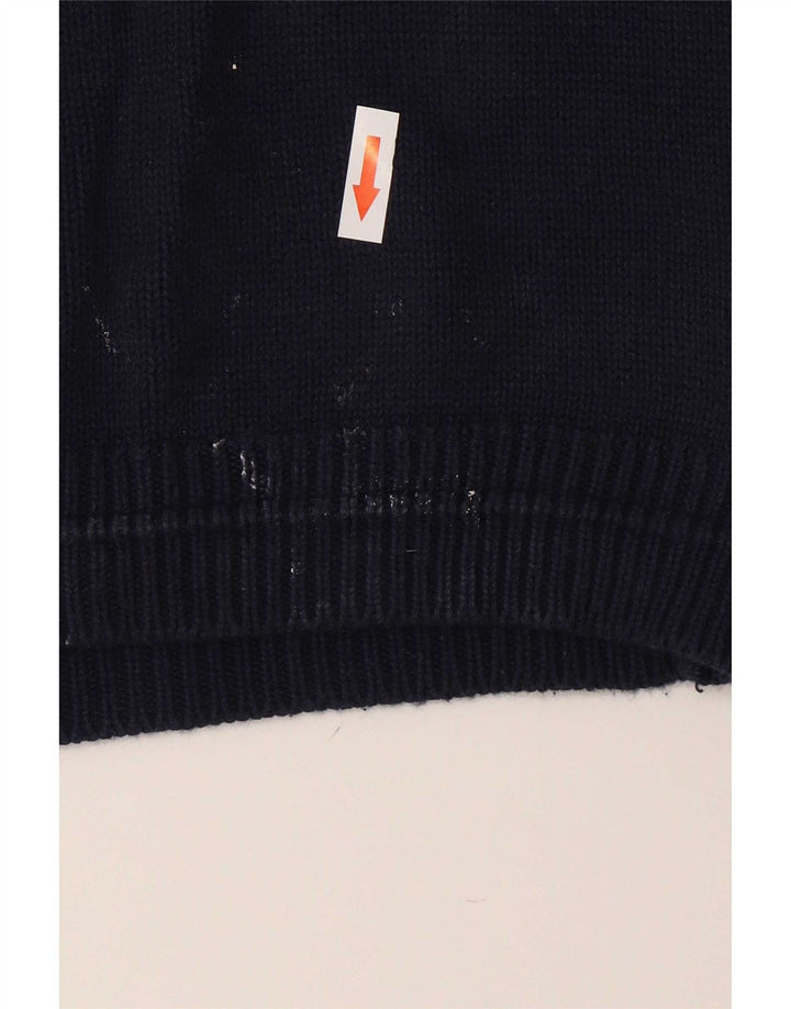 Avirex herre sweater med rund hals XL marineblå