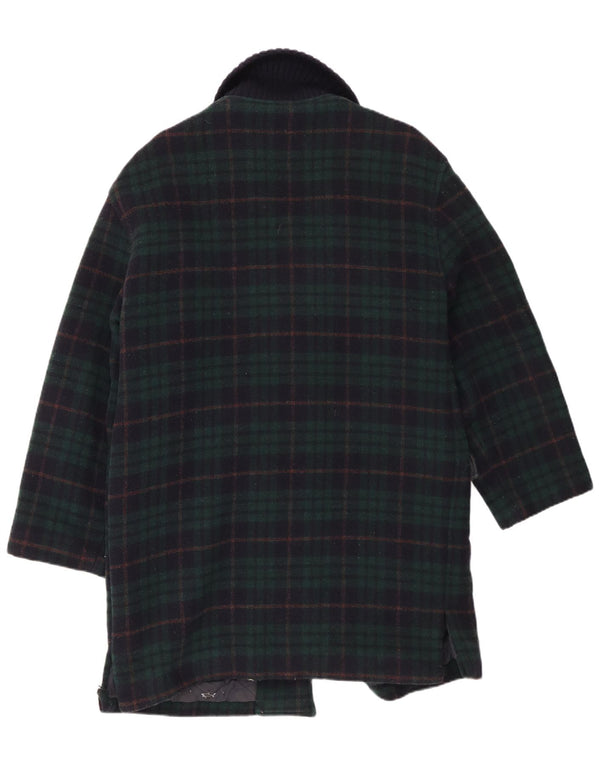 Paul & Shark Dame Overfrakke UK 20 2XL Navy Blue Check