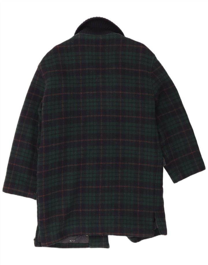 Paul & Shark Dame Overfrakke UK 20 2XL Navy Blue Check