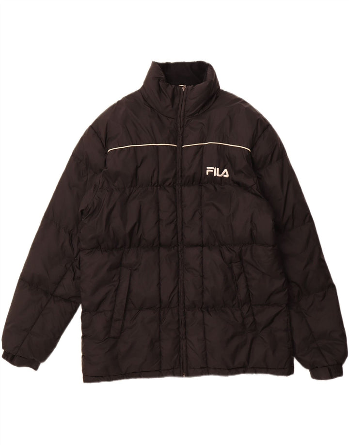 FILA Mens Padded Jacket UK 40 Large Black