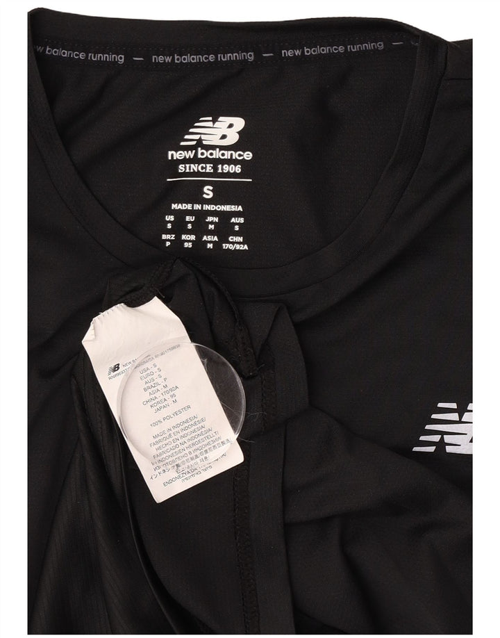 New Balance Herre T-Shirt Top Lille Sort Polyester