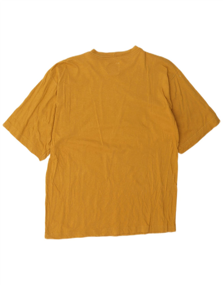 Tænk Pink Herre T-Shirt Top Stor Gul