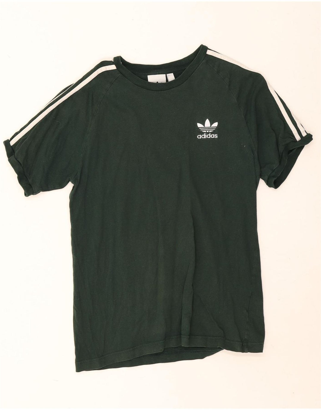 Adidas herre T-shirt top mellemgrøn bomuld
