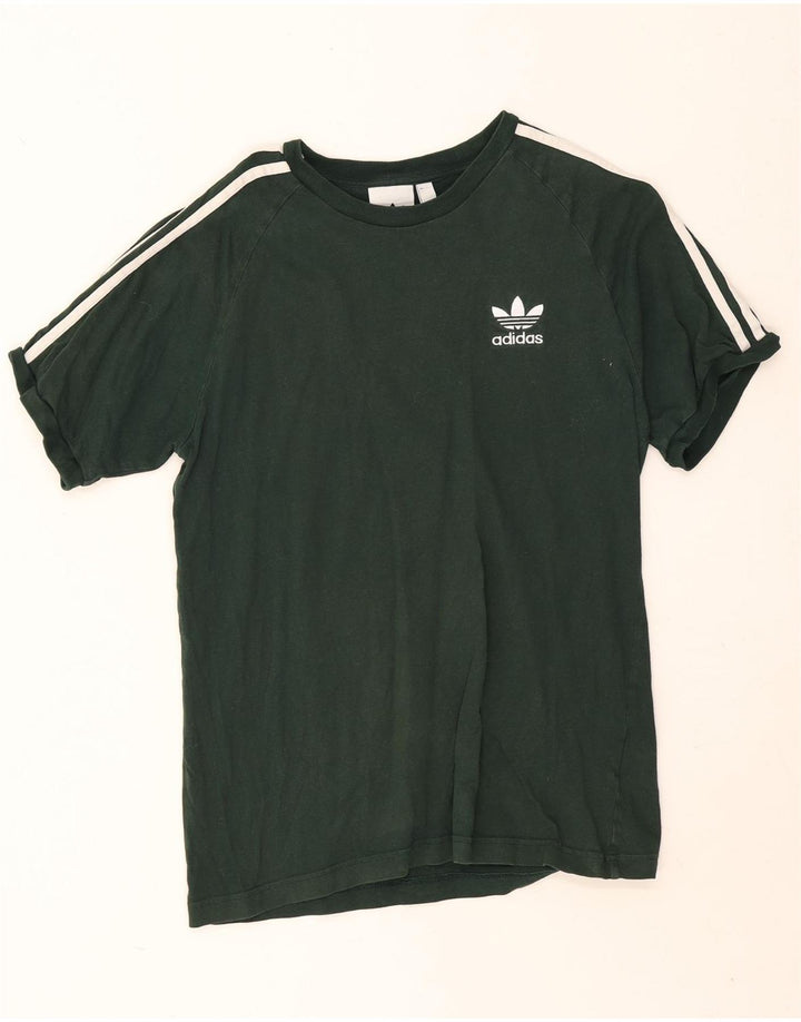 Adidas herre T-shirt top mellemgrøn bomuld