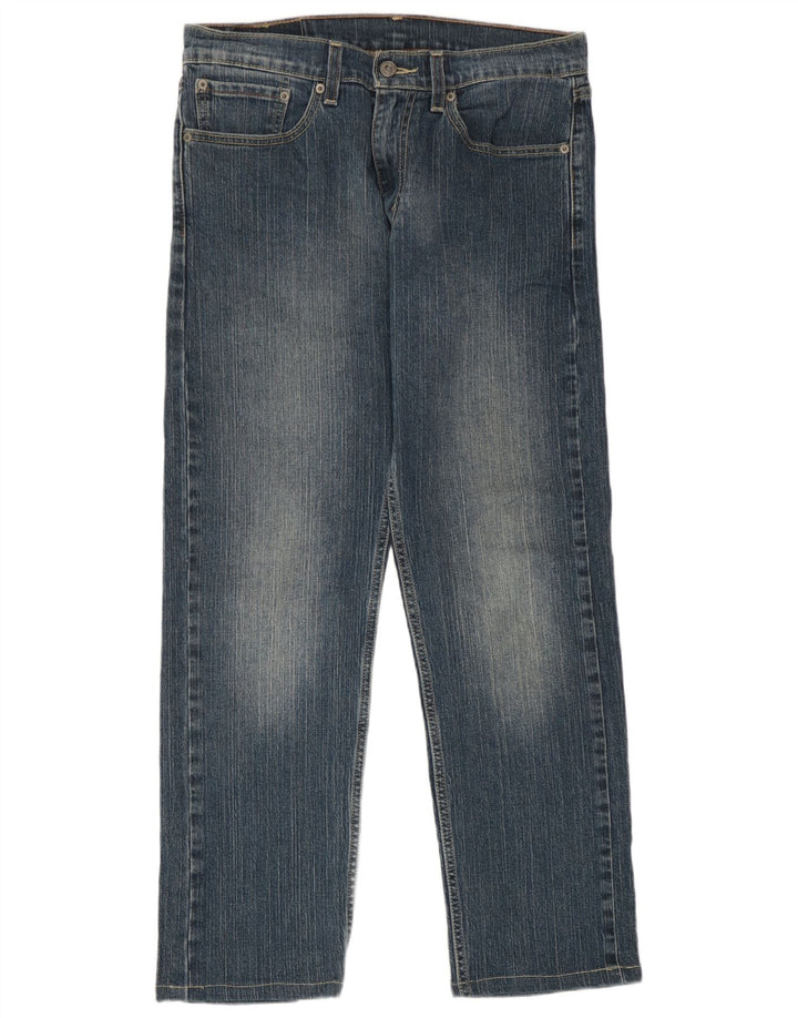 Levi's Herre 505 Straight Jeans W31 L27 Blå Bomuld