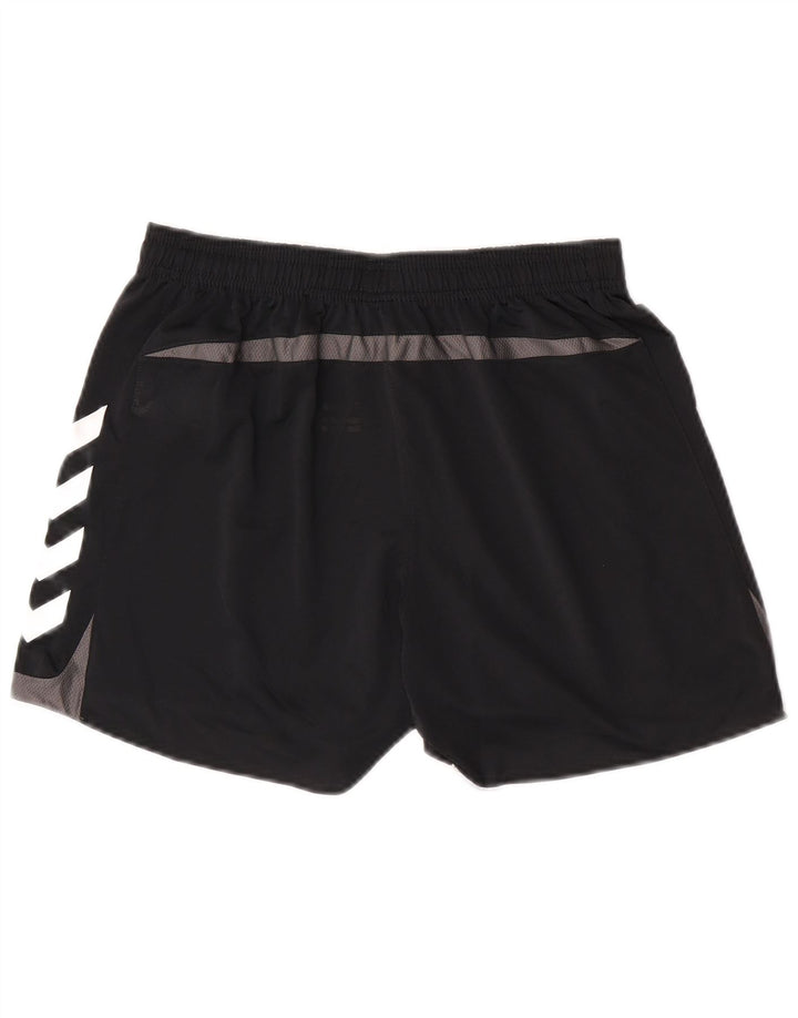 Hummel Herre grafiske sportsshorts Medium Sort Polyester