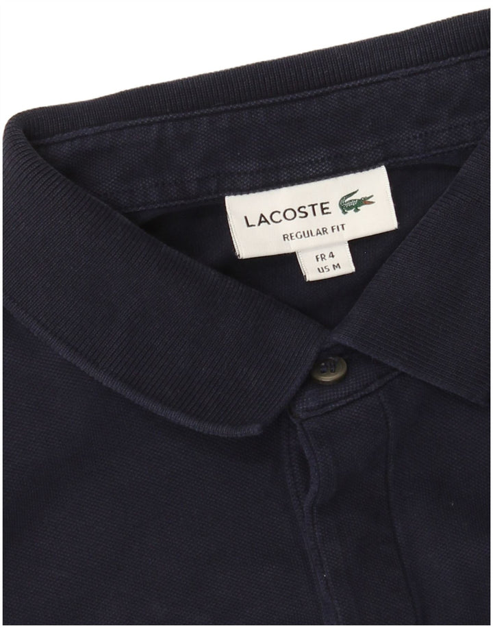 Lacoste Herre Regular Fit Polo Shirt Størrelse 4 Medium Navy Blue