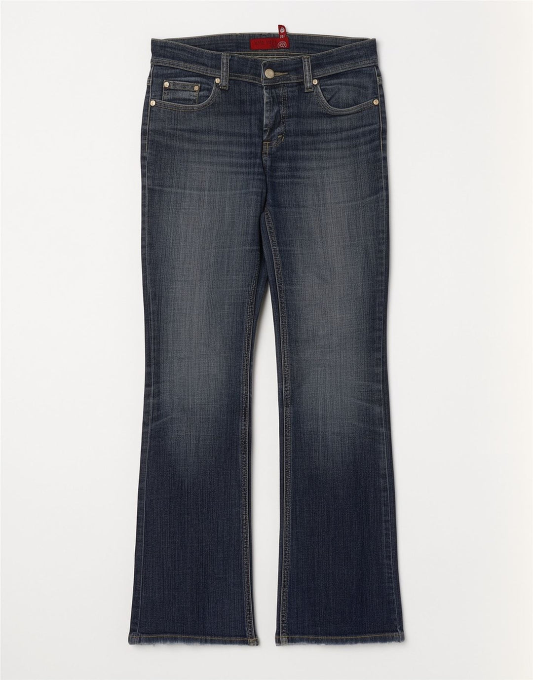 Vintage Dame Bootcut Jeans W27 L31 Blå