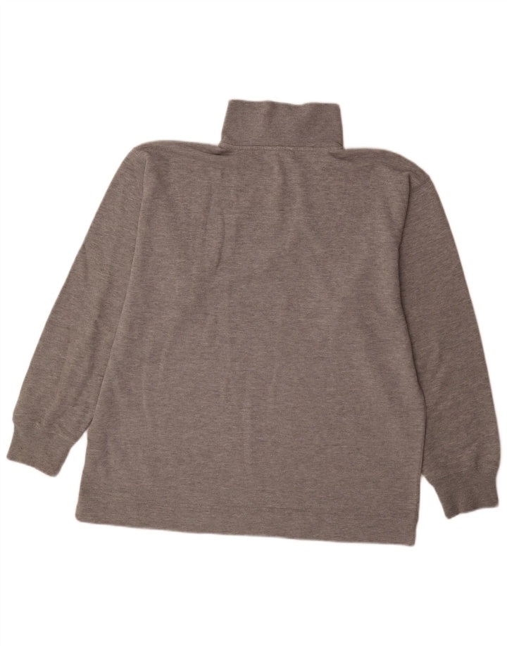 Asics Sweatshirt med lynlås til mænd, stor grå