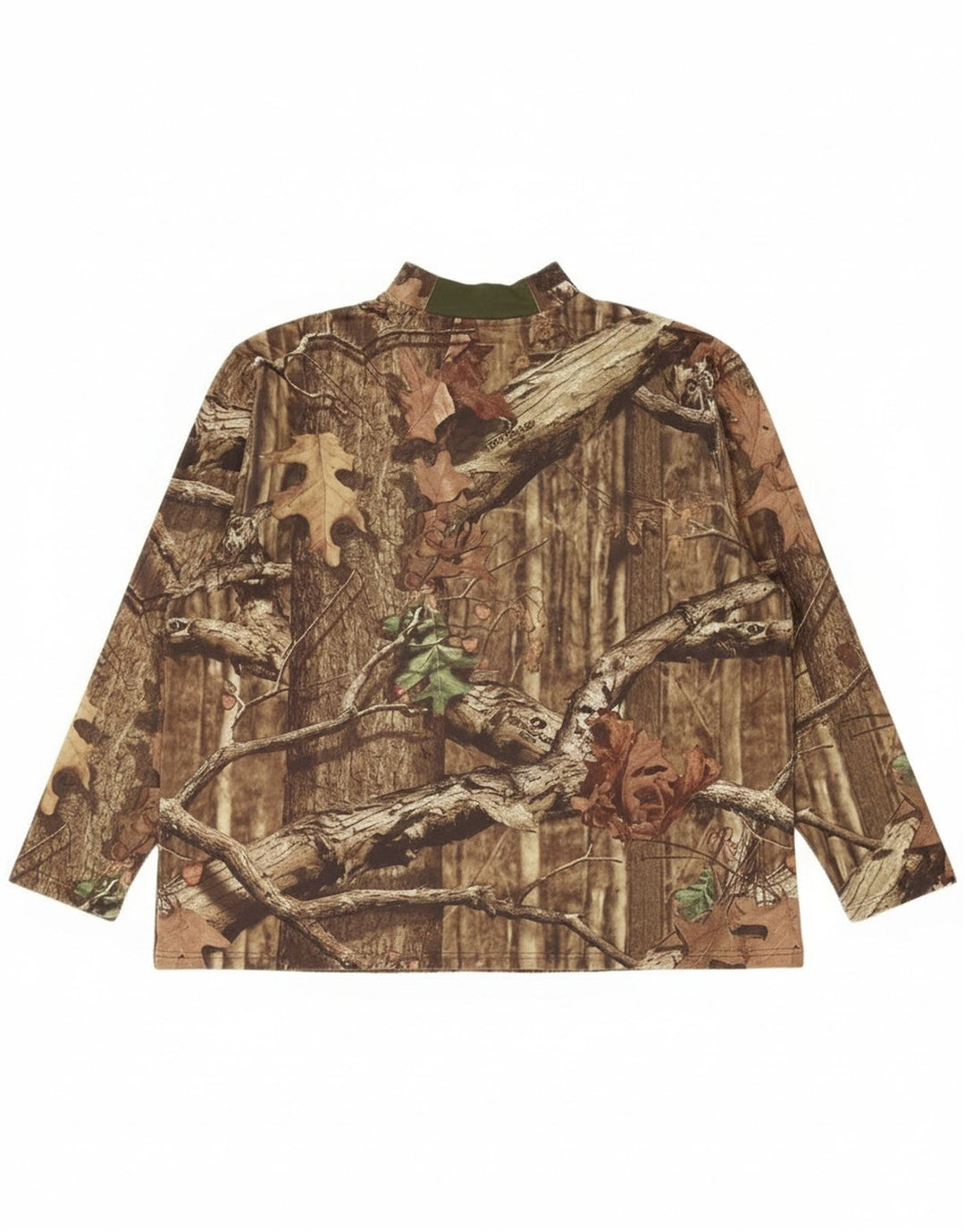 Russell Athletic Herre Grafisk Top Langærmet 3XL Brun Camouflage