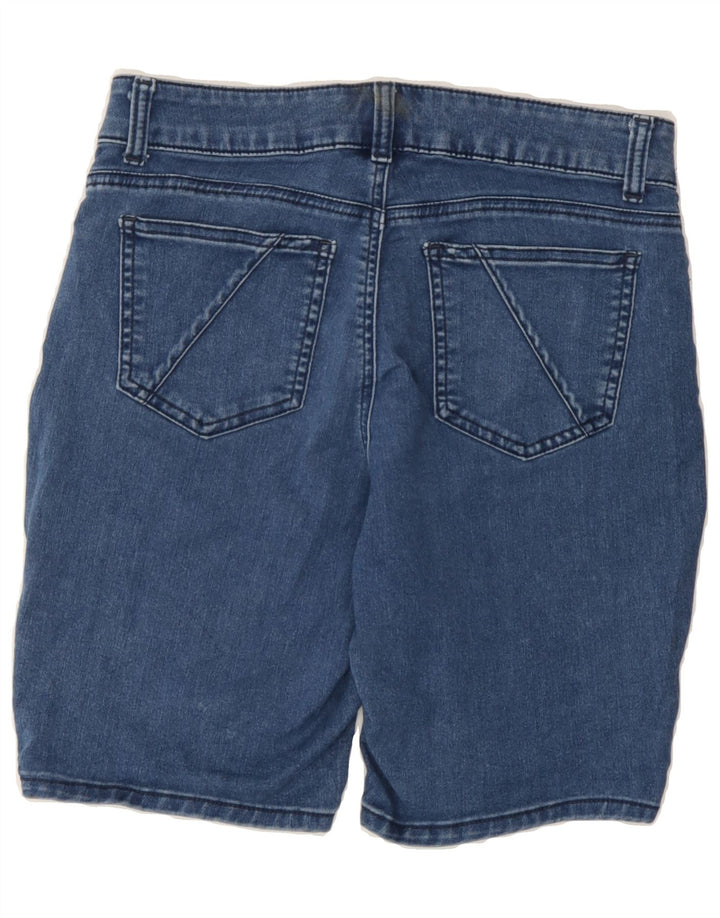 LEE Womens Riders Mid Rise Bermuda Denim Shorts US 10 Large W31 Blue Vintage Lee and Second-Hand Lee from Messina Hembry 