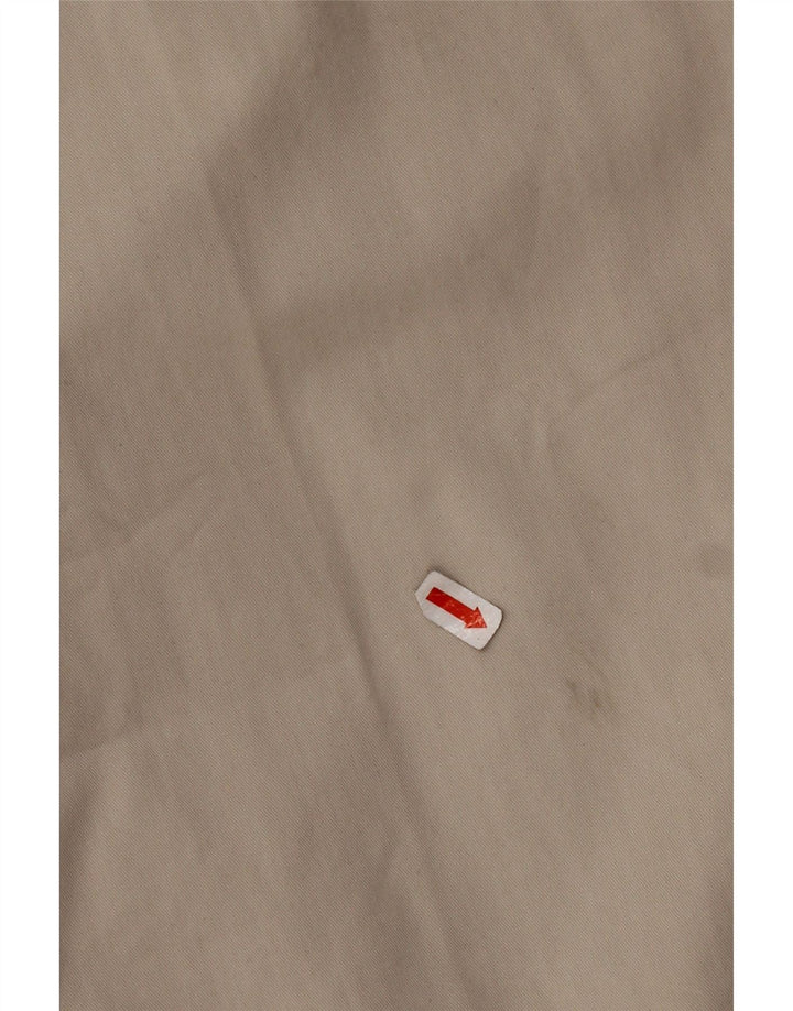 Marks & Spencer Straight Chino-bukser til mænd W36 L33 Beige Bomuld