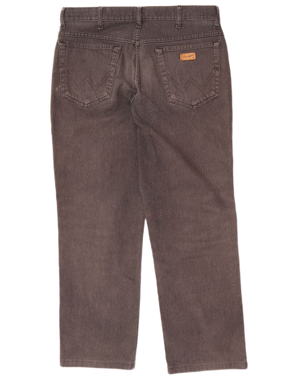 Wrangler Straight Jeans til mænd W32 L28 Grå