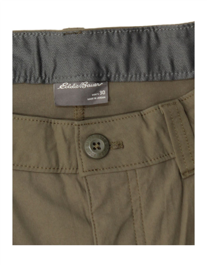 EDDIE BAUER Mens Cargo Shorts W30 Meduim Khaki Nylon