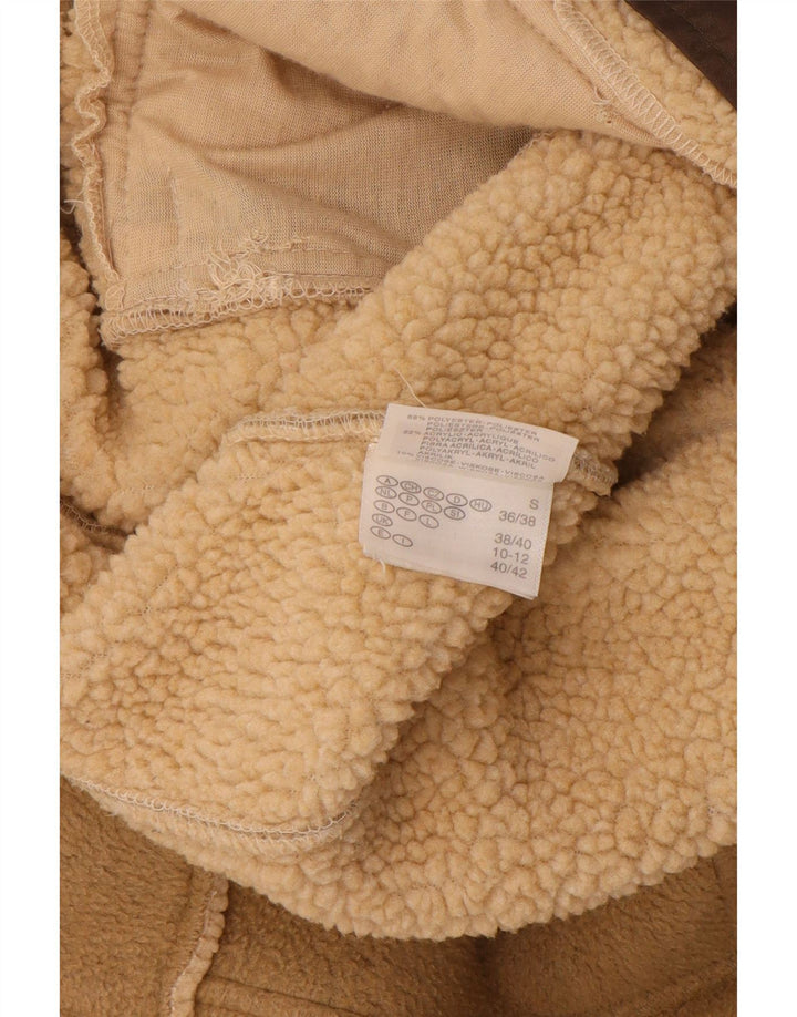 RODEO Fleecejakke til kvinder UK 10 Small Beige Polyester